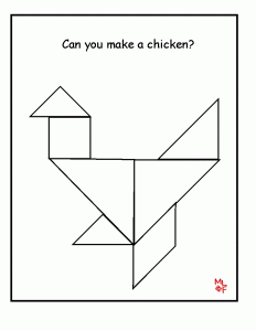Tangrams-chicken